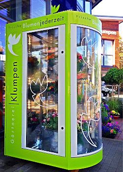 Der Klumpen Blumen-Automat